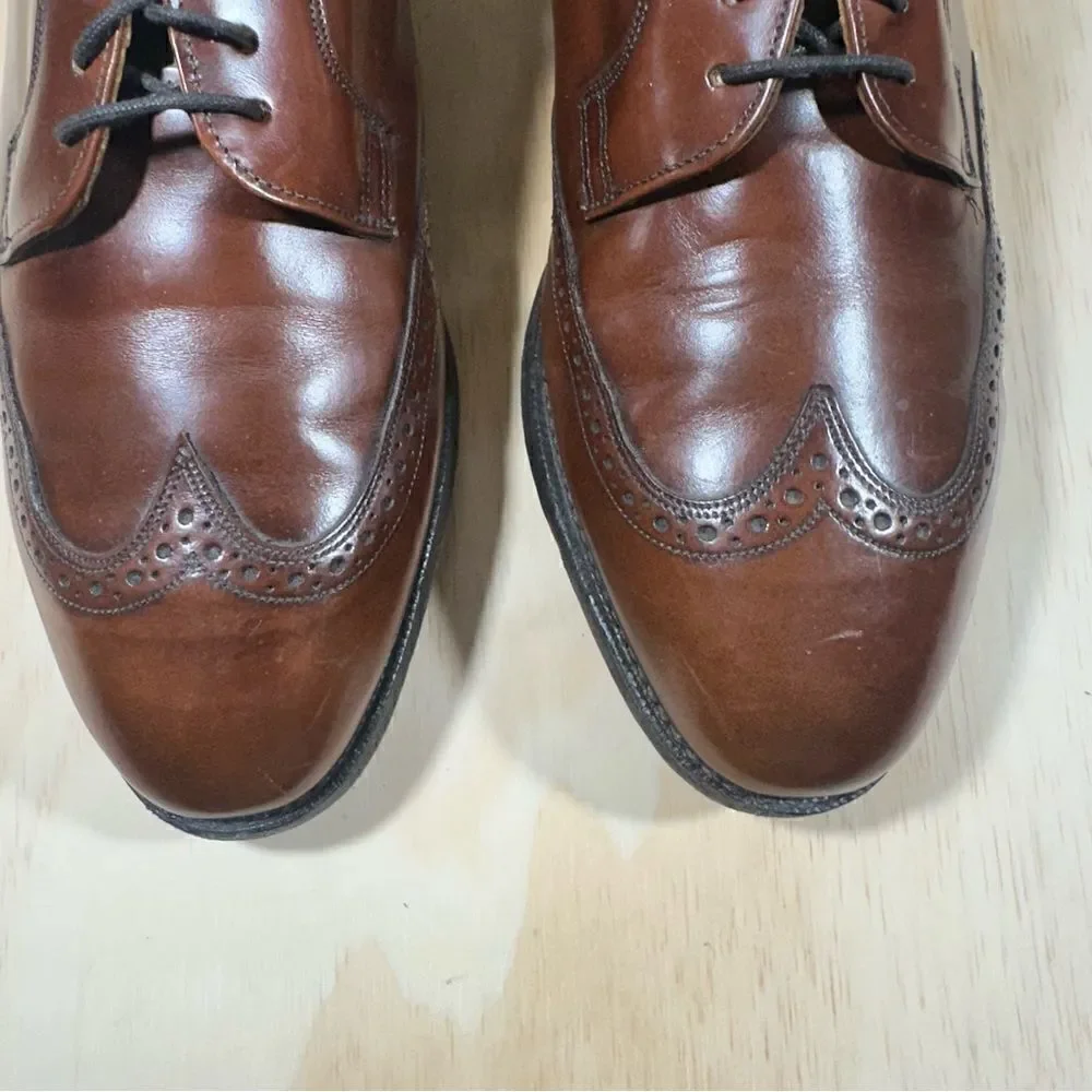 Johnston & Murphy Brown Leather Lace Up Shoes Men’s Size 9.5 D